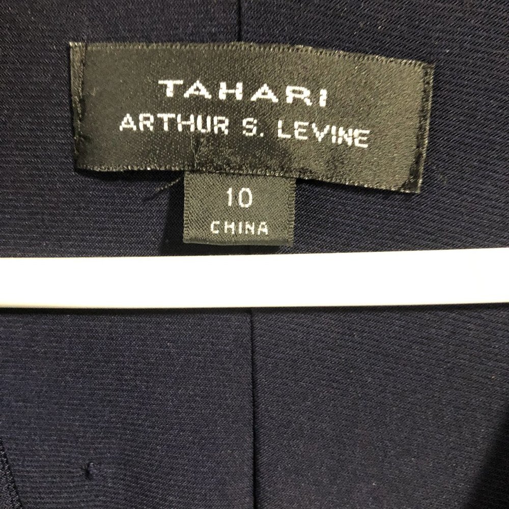 Tahari Arthur S. Levine Navy Blue Dress, size 10 - Picture 4 of 4